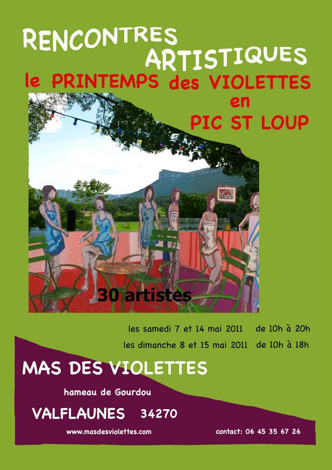 3ème Printemps des Violettes en Pic Saint-Loup à Valflaunès
