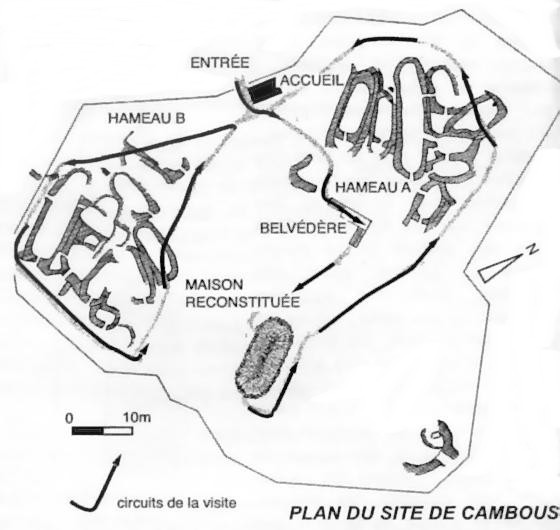 Cambous : plan du site